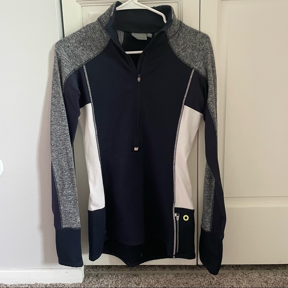 Navy Athleta Quarter Zip